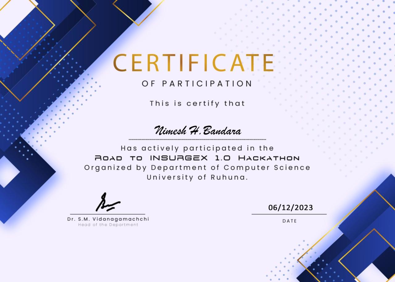 Certificate 2